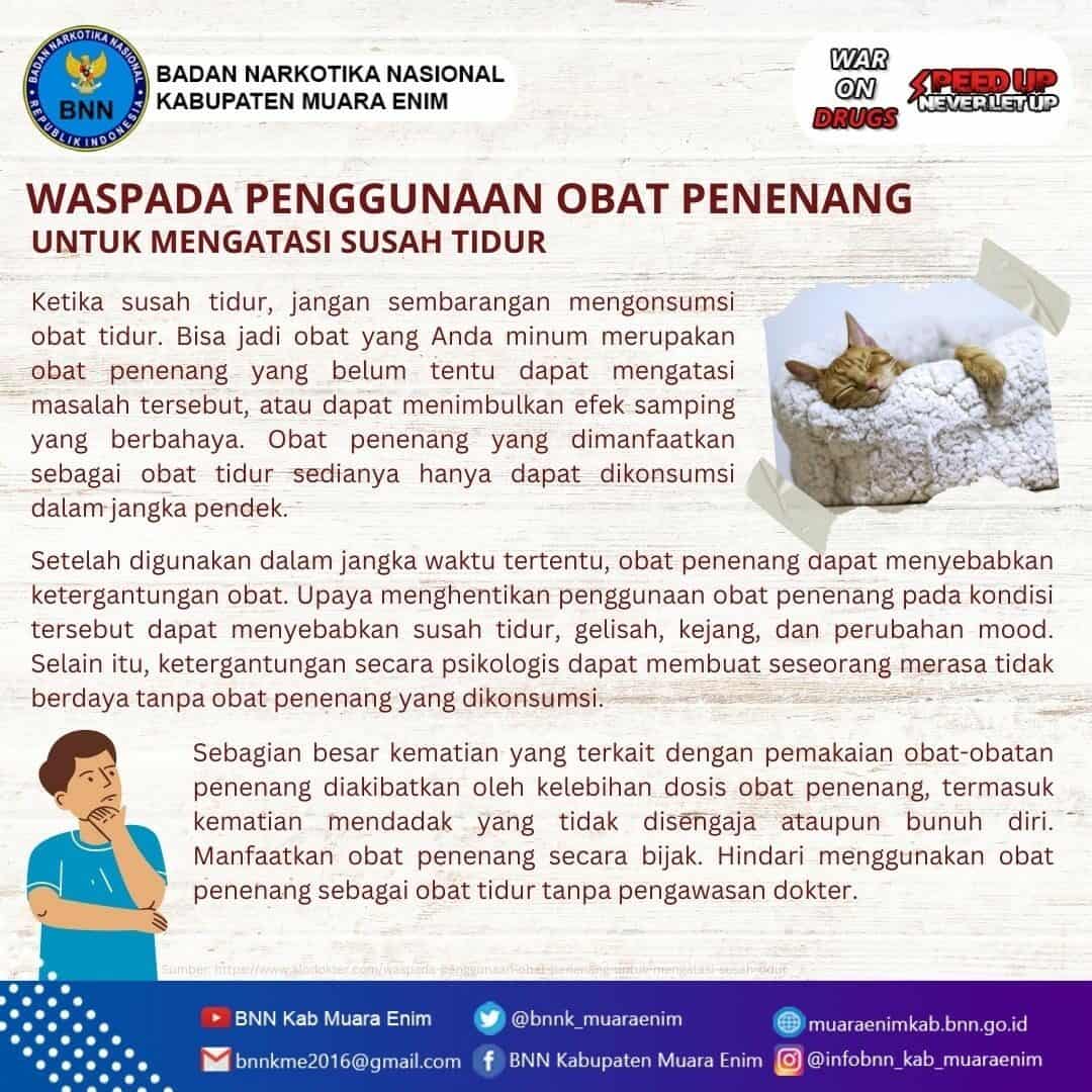 Waspada terhadap Bahaya Penyalahgunaan Obat Penenang Waspada terhadap Bahaya Penyalahgunaan Obat Penenang