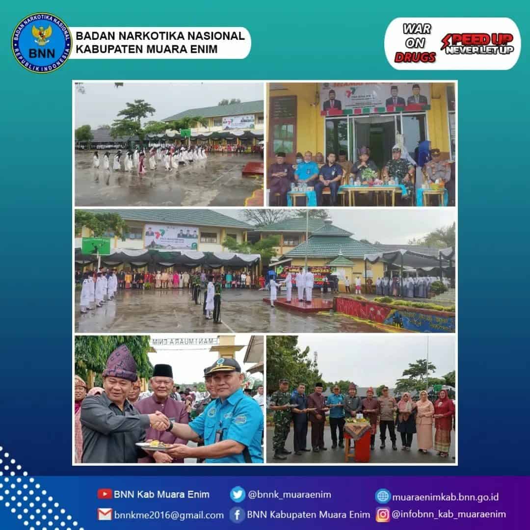 Kepala BNN Kabupaten Muara Enim menghadiri Upacara Peringatan Hari Amal Bhakti Kementerian Agama ke-77 Konsep Otomatis