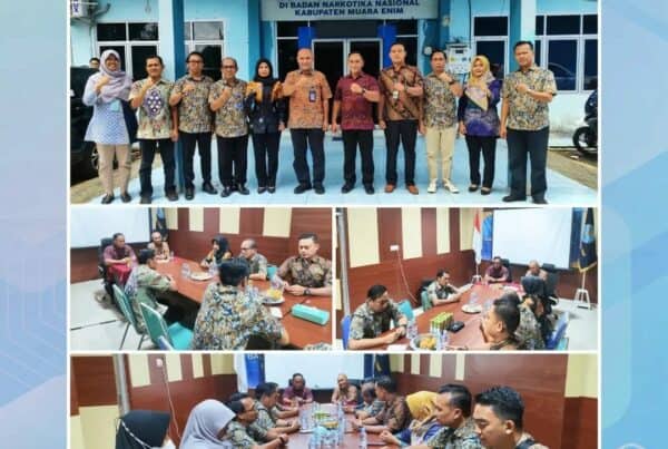 Kunjungan Kerja Kepala BNNP Sumatera Selatan ke BNNK Muara Enim