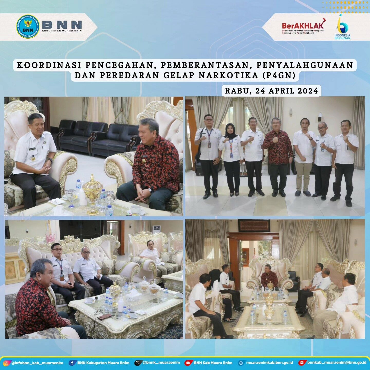 Pererat Kerjasama melalui Audiensi dengan PJ Bupati Muara Enim Pererat Kerjasama melalui Audiensi dengan PJ Bupati Muara Enim
