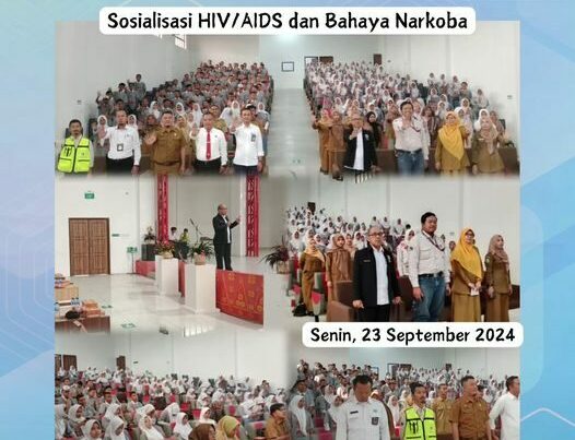 Kegiatan Sosialisasi HIV/AIDS Dan Bahaya Narkoba di Ruang Thrater Museum Batu Bara Tanjung Enim