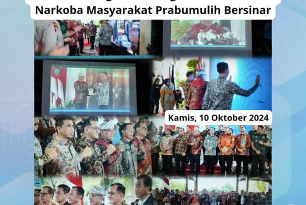 BNNK Muara Enim ikuti Live Streaming Pencanangan dan Deklarasi Anti Narkoba Masyarakat Prabumulih Bersinar